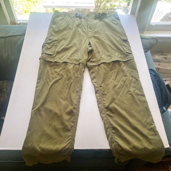 Boy Scouts of America Switchback Convertible Uniform Pants Men's Large 34 Green - Picture 1 of 9